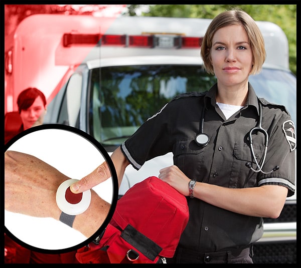 Connect with emergency responders with your panic button.